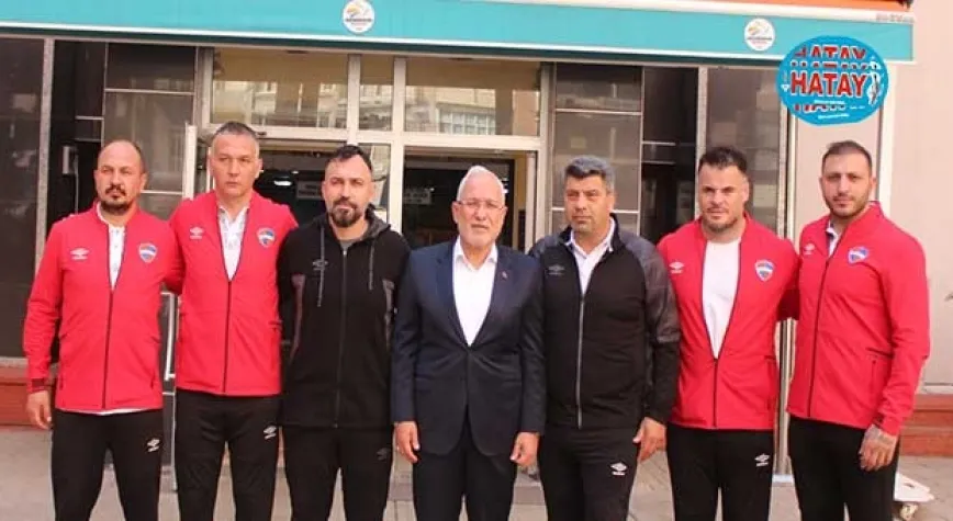 BAŞKAN TOSYALI'YI ZİYARET ETTİLER
