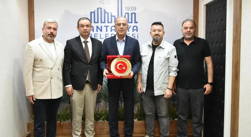 Başkan Yapar, Hatay Basın Cemiyeti Yönetimini Ağırladı