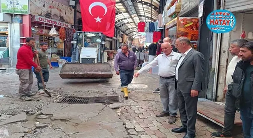 BAŞKAN YAPAR, UZUN ÇARŞI ESNAFINI ZİYARET ETTİ