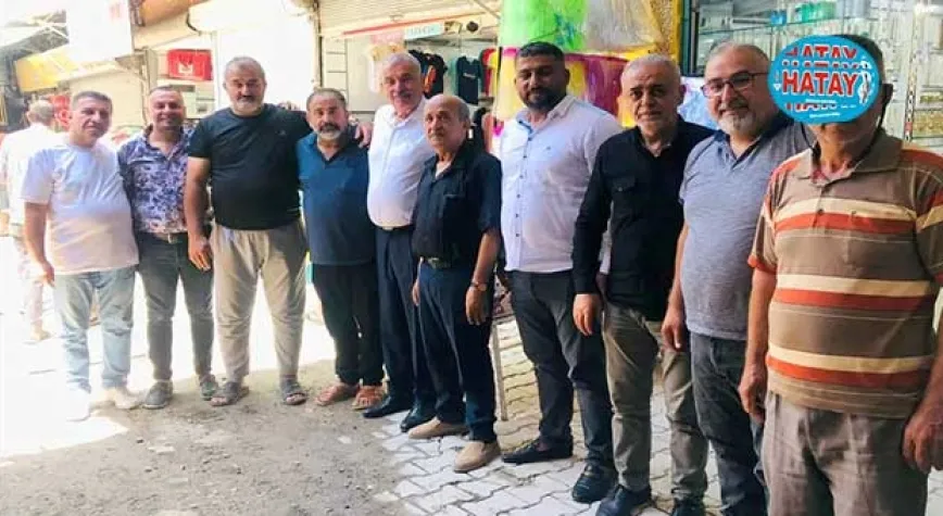 Başkan Yılmaz Semerciler Çarşısında