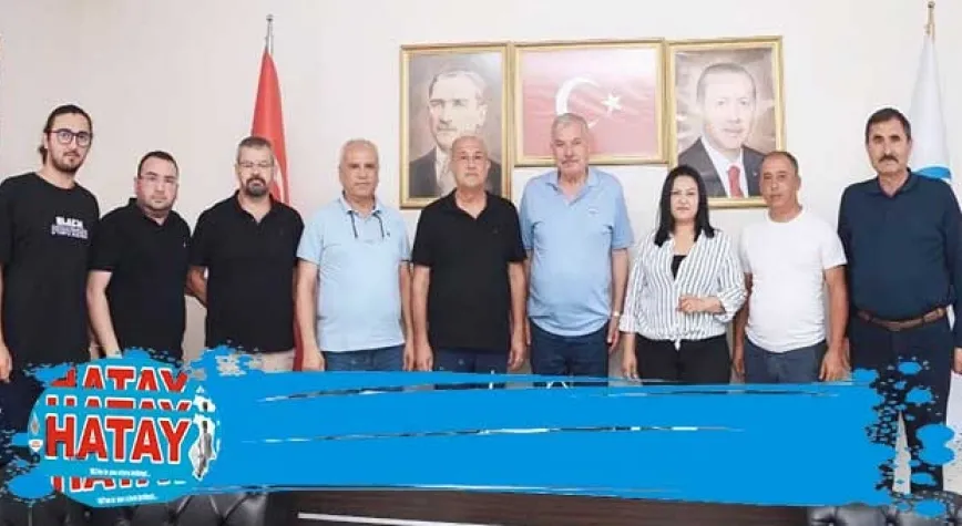 BAŞKAN YILMAZ TÜRK SAĞLIK-SEN HATAY ŞUBESİNİ AĞIRLADI