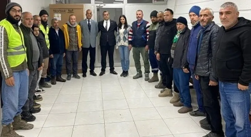 BAŞKAN YUMUŞAK’TAN PERSONELE TEŞEKKÜR ZİYARETİ