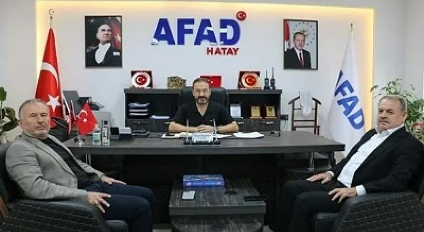 BAYRAKDAR VE TUTAR'DAN AFAD MÜDÜRÜ BAYINDIR'A ZİYARET