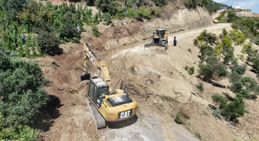 Belen Benlidere’de 4 Kilometrelik Yol Çalışması Başladı
