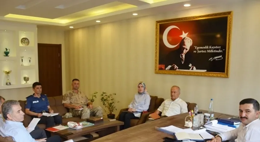 BELEN OKUL GÜVENLİĞİ TOPLANTISI DÜZENLENDİ!