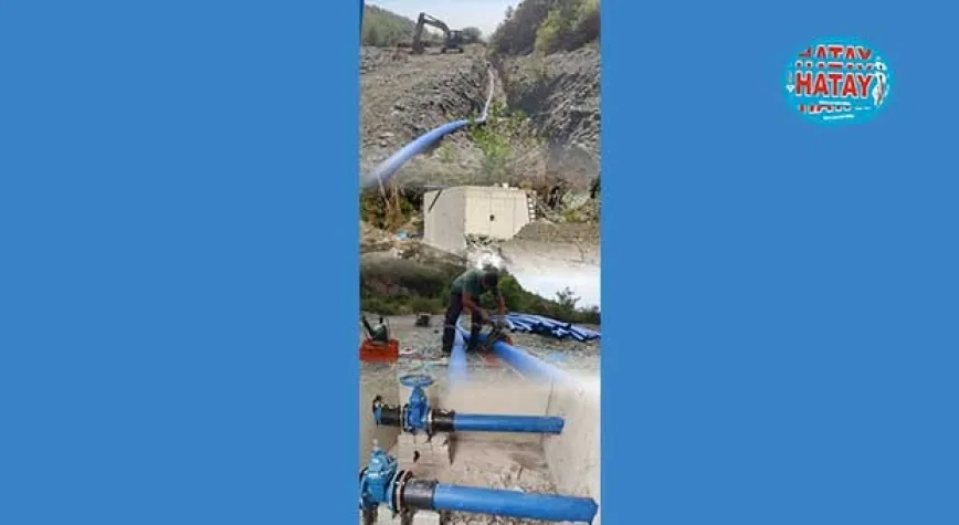 Bin 700 metre içme suyu hattı döşendi