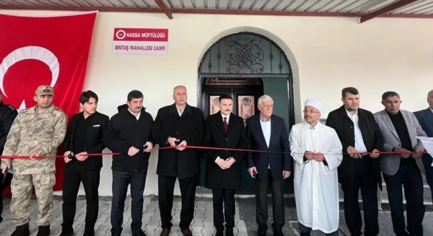 Bintaş Mahallesi Camii Dualarla Açıldı
