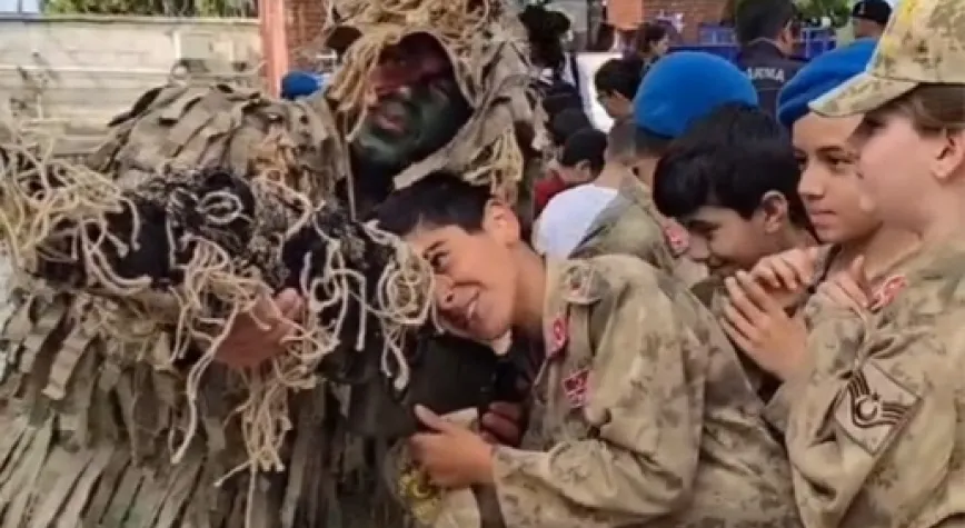 Bir Günlüğüne Komando Oldular