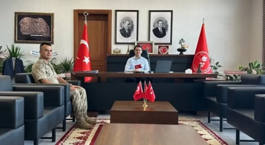 Bölük Komutanı’ndan Ziyaret