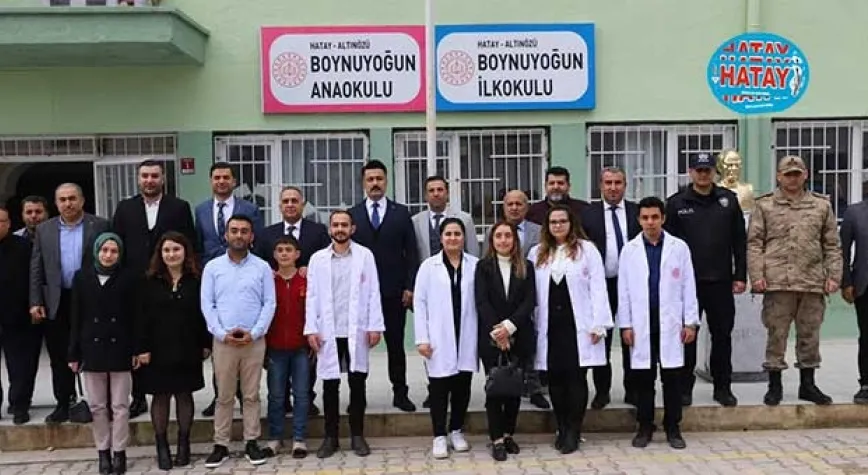 BOYNUYOĞUN’DA ÖĞRENCİLERLE BULUŞTULAR