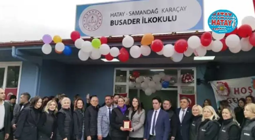 BUSADER İlkokulu açıldı