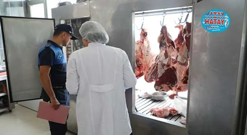 BÜYÜKŞEHİR ZABITASI KASAPLARI DENETLEDİ
