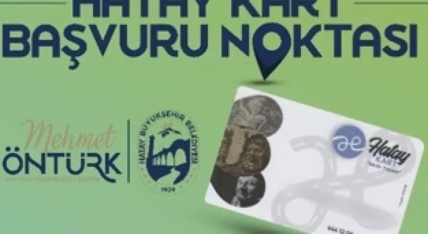 BÜYÜKŞEHİRDEN ÖĞRENCİLERE HATAYKART STANDI