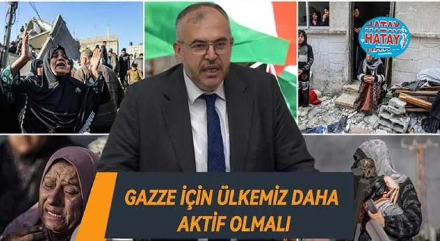 ÇALIŞKAN: FİLİSTİN İÇ POLİTİKA ARACI OLARAK KULLANILMAMALI