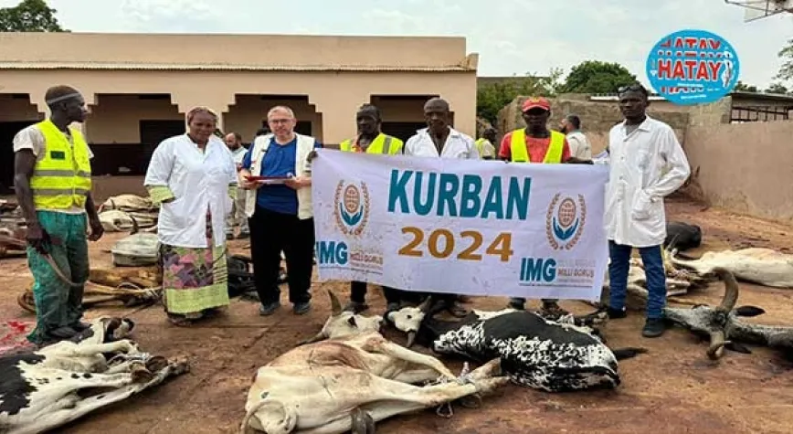 ÇALIŞKAN, MALİ'DE KURBAN KESİM ve DAĞITIMINA DESTEK VERDİ