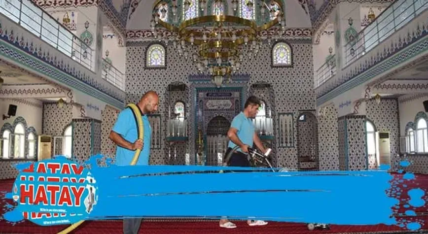 CAMİLER TEMİZLENİYOR