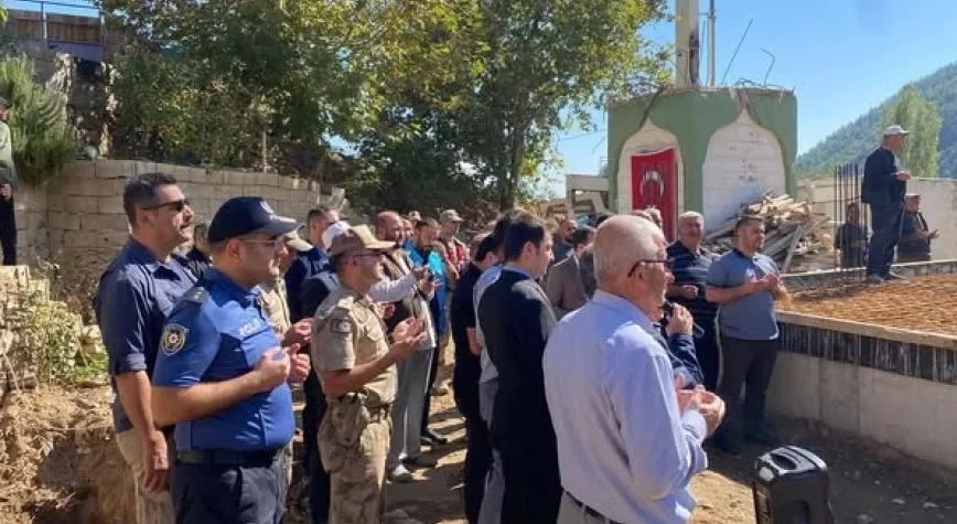 Caminin temeli törenle atıldı