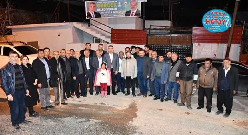 ÇELİK'E BARBAROS MAHALLESİ'NDEN TAM DESTEK