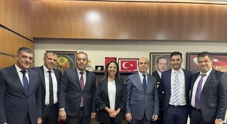 ÇELİK’E MAKAMINDA  ZİYARET