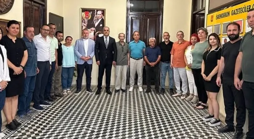Çelikkol İgc'de Gazetecilere Veda Ziyaretinde Bulundu