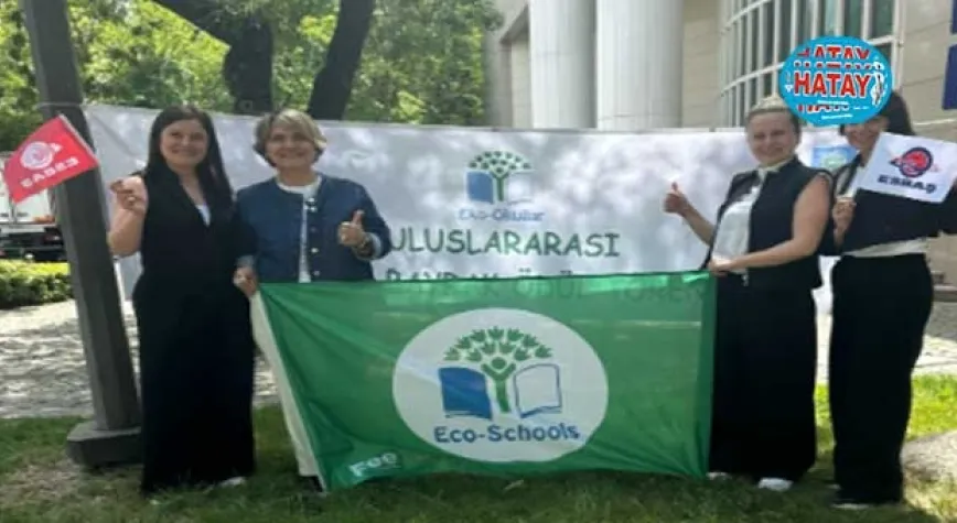 ÇEVRECİLİK BİLİNCİ ESBAŞ ÇOCUK YUVASINA YEŞİL BAYRAK KAZANDIRDI