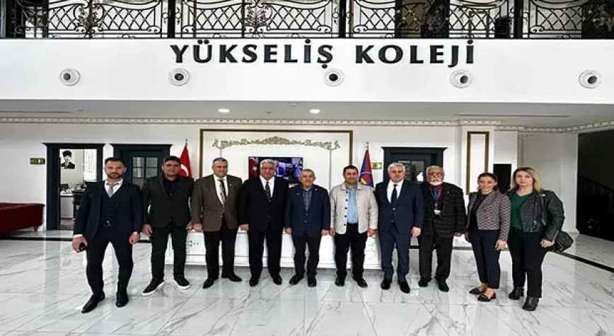 CEYLAN YÜKSELİŞ KOLEJİNİ ZİYARET ETTİ