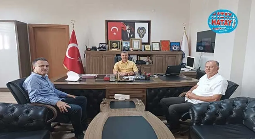 ÇINAR EMNİYET MÜDÜRÜNÜ ZİYARET ETTİ