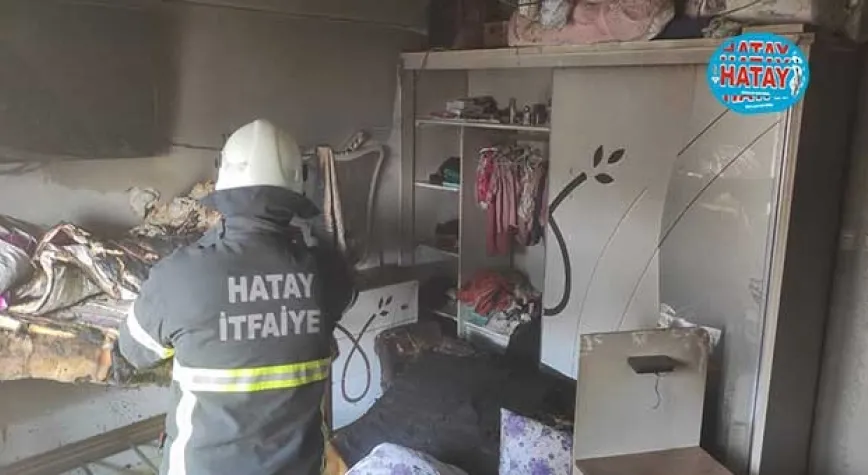 ÇOCUK VE ANNESİ DUMANDAN ETKİLENDİ