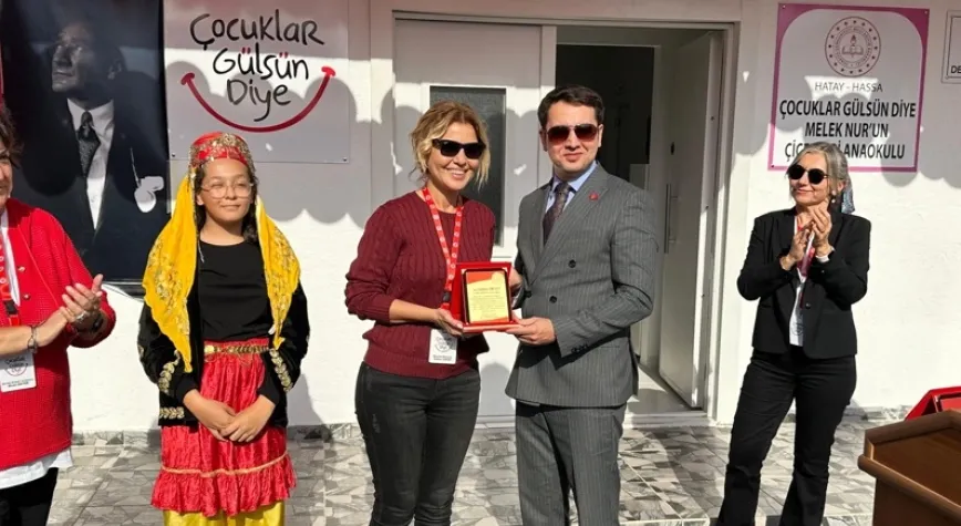 Çocuklar Gülsün Diye Derneği 59. Anaokulunu Hassa’da Açtı
