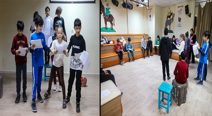 ÇOCUKLAR SÖMESTR TATİLİNDE SANATLA İÇ İÇE