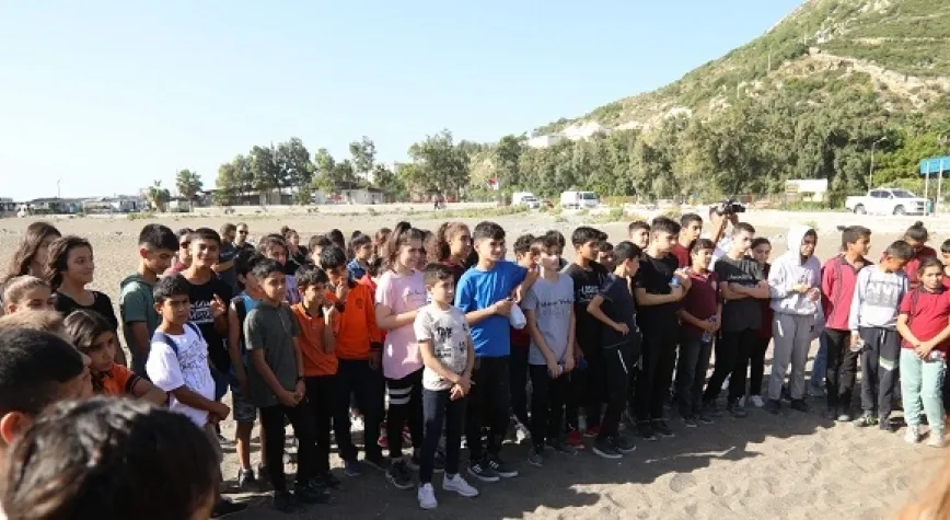 ÇOCUKLAR 'YAŞAMIN KALBİ DENİZDE ATIYOR' İLE BİLİNÇLENDİ!