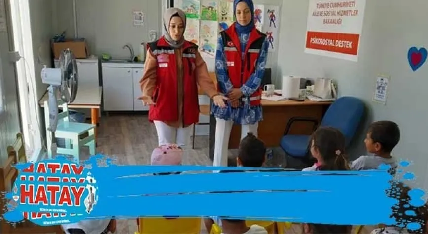 ÇOCUKLARA EĞİTİM VERİLDİ