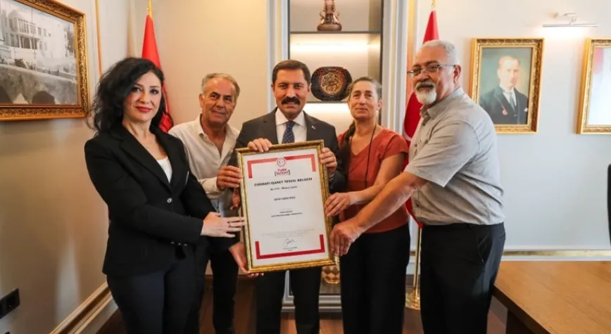 Coğrafi tescil belgesi Vali Masatlı’da