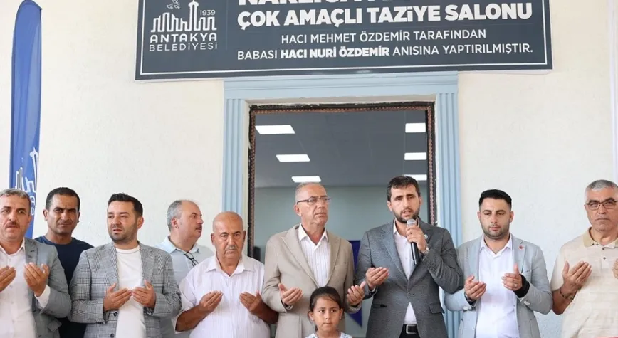 Çok amaçlı salon törenle açıldı