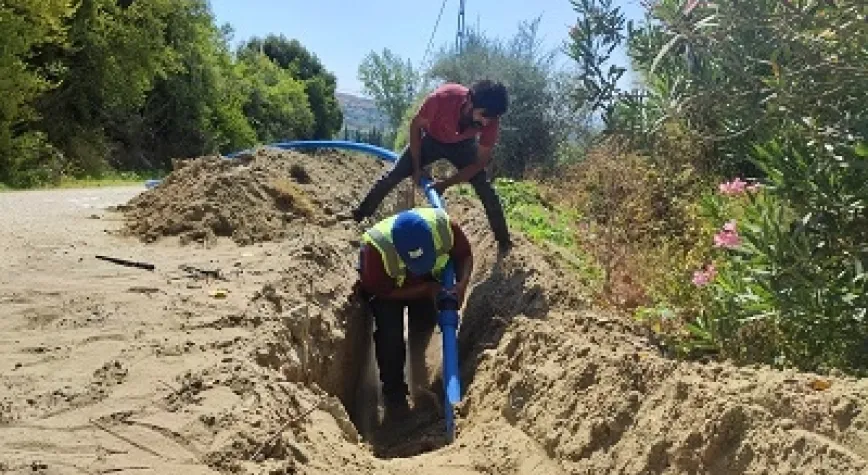 ÇÖKEK MAHALLESİ’NE YENİ İÇME SUYU ŞEBEKESİ