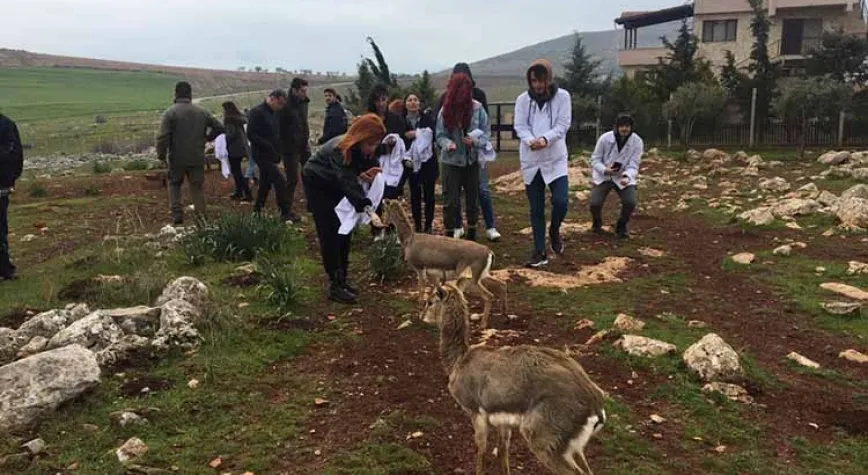 DAĞ CEYLANLARI ÜRETİM İSTASYONUNU GEZDİLER
