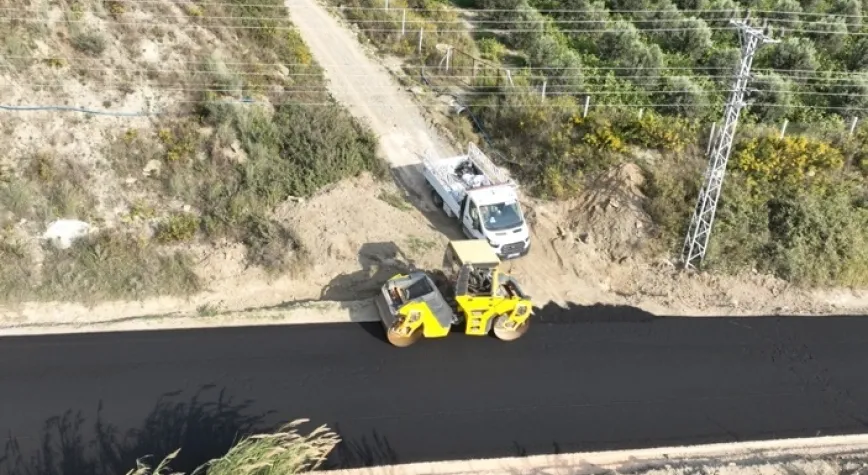 DEFNE ÇÖKEK VE HÜSEYİNLİ BAĞLANTI YOLU ASFALTLANDI