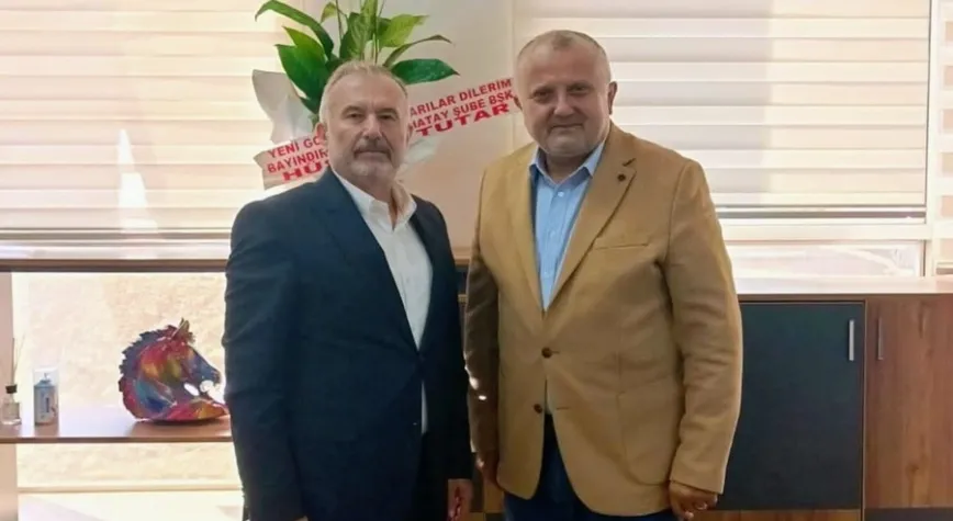 Defne Tapu Müdürlüğüne Atanan Faruk Teksin’e Hayırlı Olsun Ziyareti