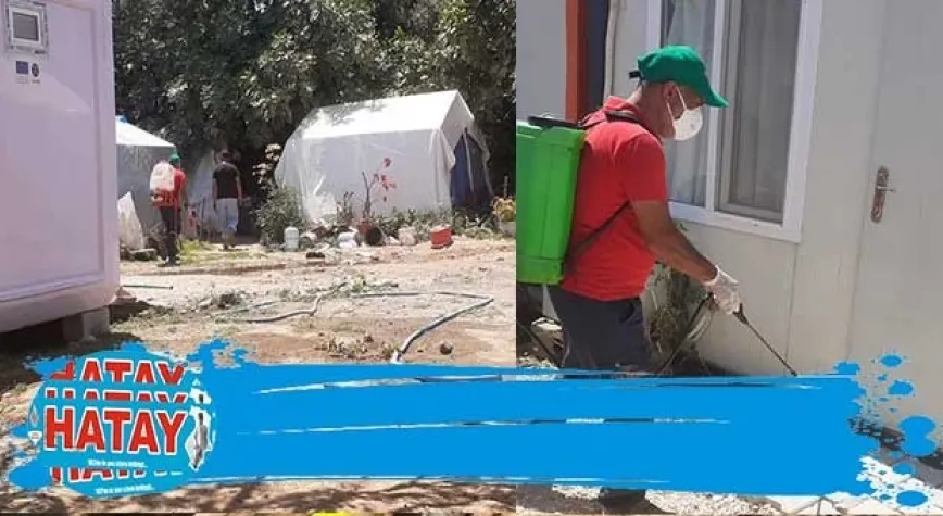 DEFNE’DE İLAÇLAMA ÇALIŞMALARI HIZLANDI