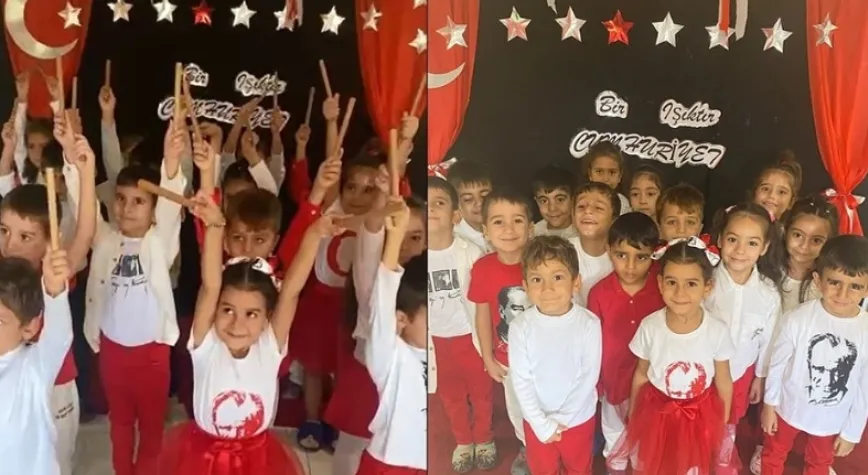 Defne’de Miniklerin Cumhuriyet Coşkusu