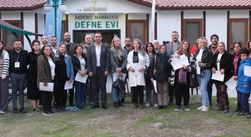 DEFNE’DE SERTİFİKA TÖRENİ