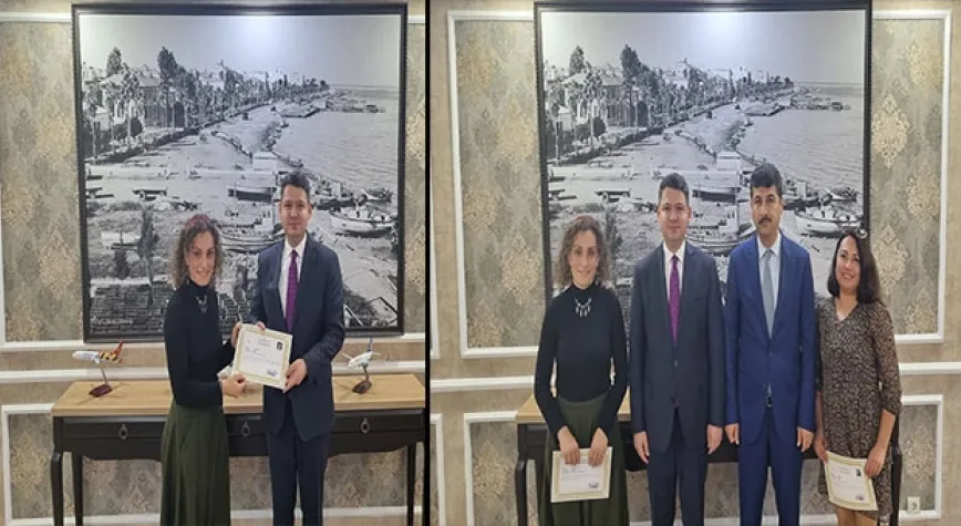 DEMİRTAŞ VE MUTLU’YA BAŞARI BELGESİ