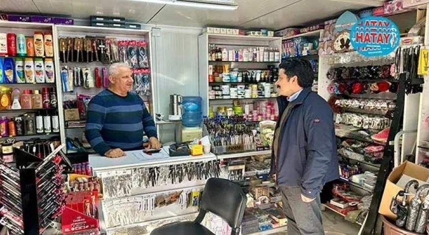 DEMİRYÜREK ESNAFI ZİYARET ETTİ