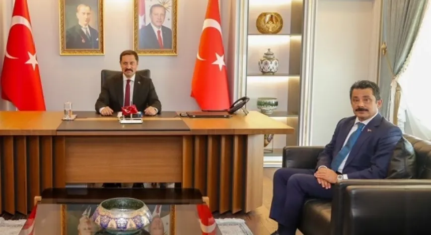 DEMİRYÜREK'TEN MASATLI'YA VEDA ZİYARETİ