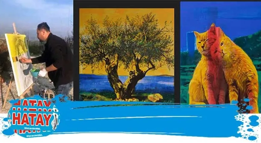 Deprem Acısını Resim Yaparak Unutuyor