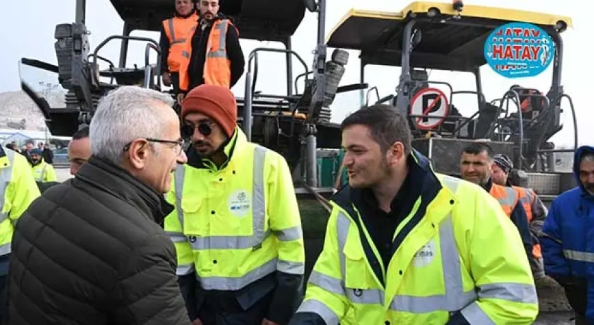 DEPREM KONUTLARININ YOLLARI HAZIR