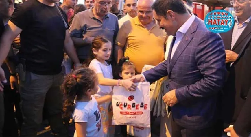 DEPREMZEDE ÇOCUKLARA HEDİYE