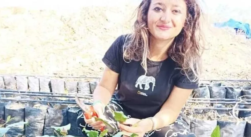 DEPREMZEDELER İÇİN FİDAN DAĞITIYOR