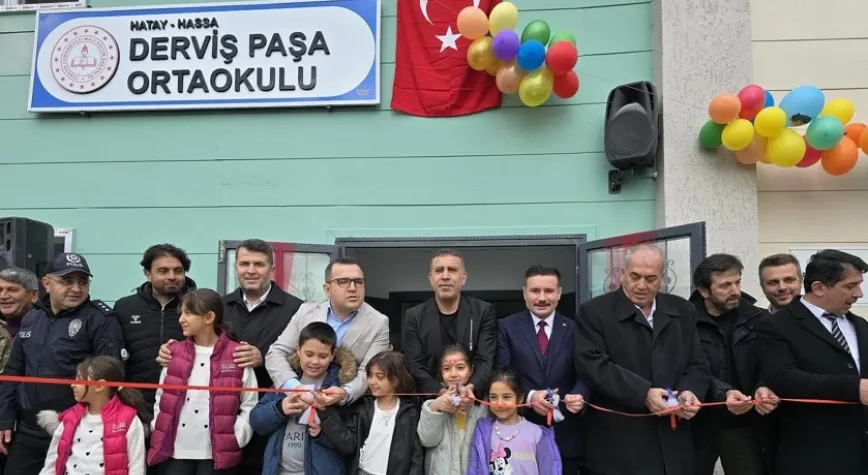 Dervişpaşa Ortaokulu Açıldı