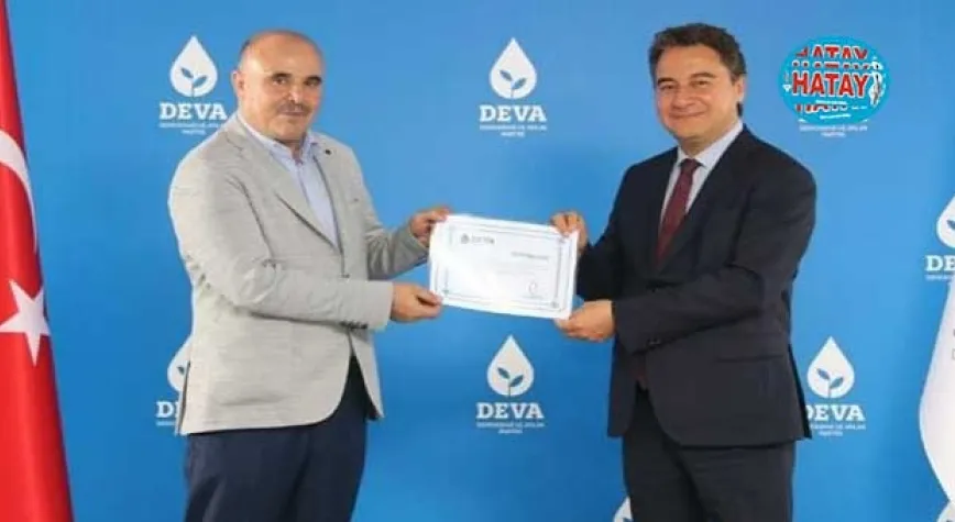 DEVA PARTİSİNİN YENİ İLÇE BAŞKANI ATALAY OLDU